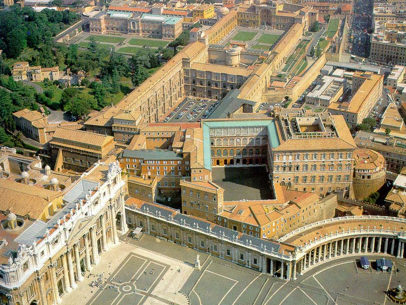 St Peter S Square Basilica Map