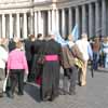 Bishop in Queue to Enter St Peter's