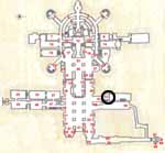 Map of the Vatican Grottoes