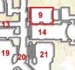 Location detail in the Vatican Grottoes