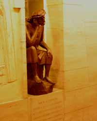 The bronze figure of Christ called Rupintojelis or Provider