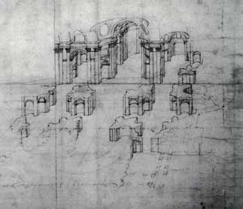 Baldassarre Peruzzi's 3D view of St Peter's