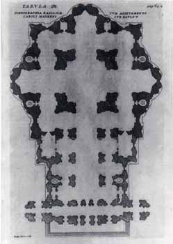 Carlo Maderno's plan for St Peter's