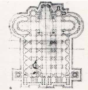 Giuliano da Sangallo plan for St Peter's