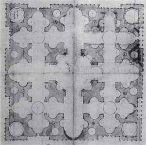 Giuliano da Sangallo plan for St Peter's