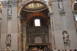 The area of the St Camillus de Lellis statue