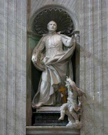St Camillus de Lellis - Founder statue in St Peter's