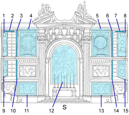 Choir Altar Wall Map