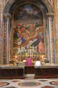 Mass at the Navicella Altar in St Peter's