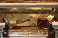 The body of Pope John XXIII under the St Jerome Altar