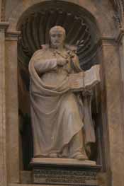 St Anthony Zaccaria statue by Cesare Aureli, 1909