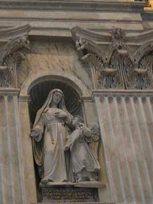 St Frances of Rome - Left Tribune of St Peter's
