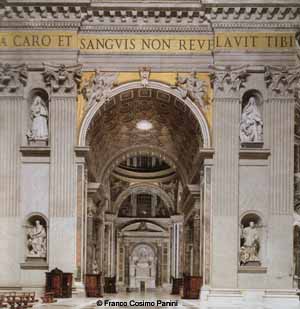 East Wall of the Right (North) Transept of St Peter's