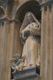 St Joan Antida Thouret statue by Enrico & Carlo Quattrini, 1949