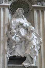St Madeleine Sophie Barat statue by Enrico Quattrini, 1934